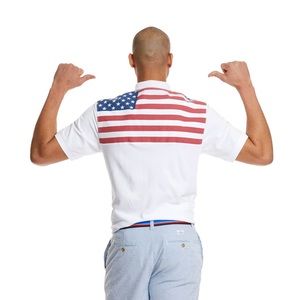 Vineyard Vines Classic-Fit American Flag Shep Polo
